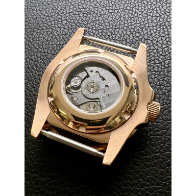 YM Skeleton Rose Gold - Seiko Mods